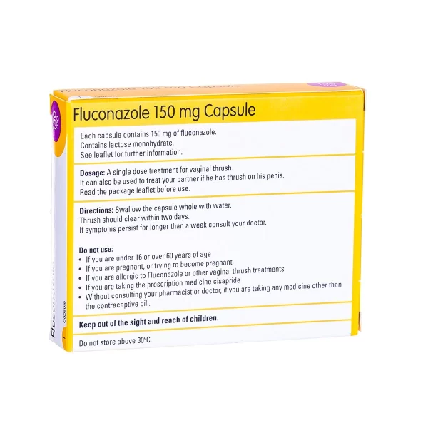 Fluconazole 150mg Capsule Thrush Treatment Instructions