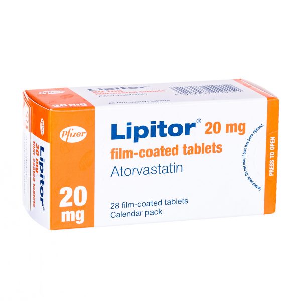 Lipitor 20mg 28 tablets