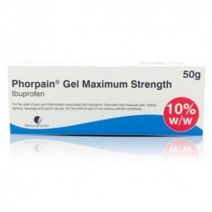 Phorpain (Ibuprofen) Max Strength 10% Gel