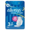 Always Classic Night Size 3 Pads Pack of 8