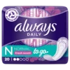 Always Daily Normal To Go Fresh Pantyliners