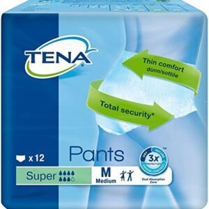 Tena Pants Super Medium 12 per pack (PACK OF 2)