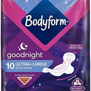 Bodyform Ultra Goodnight with Wings 10 Pack