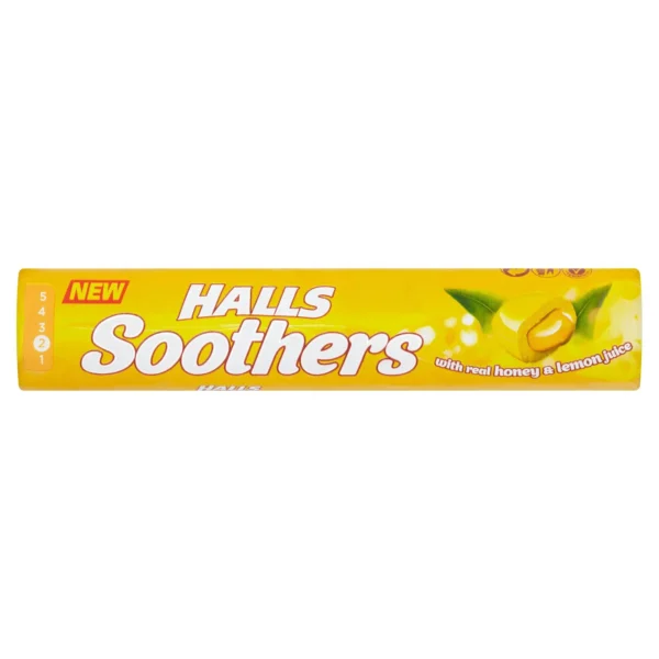 Halls Soothers Honey and Lemon 45g