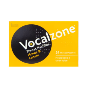 Vocalzone Throat Pastilles Honey and Lemon 24 Pack